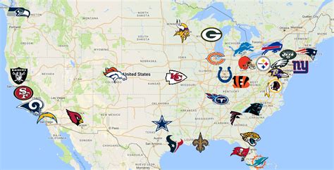 Introduction to MAP NFL Teams On A Map